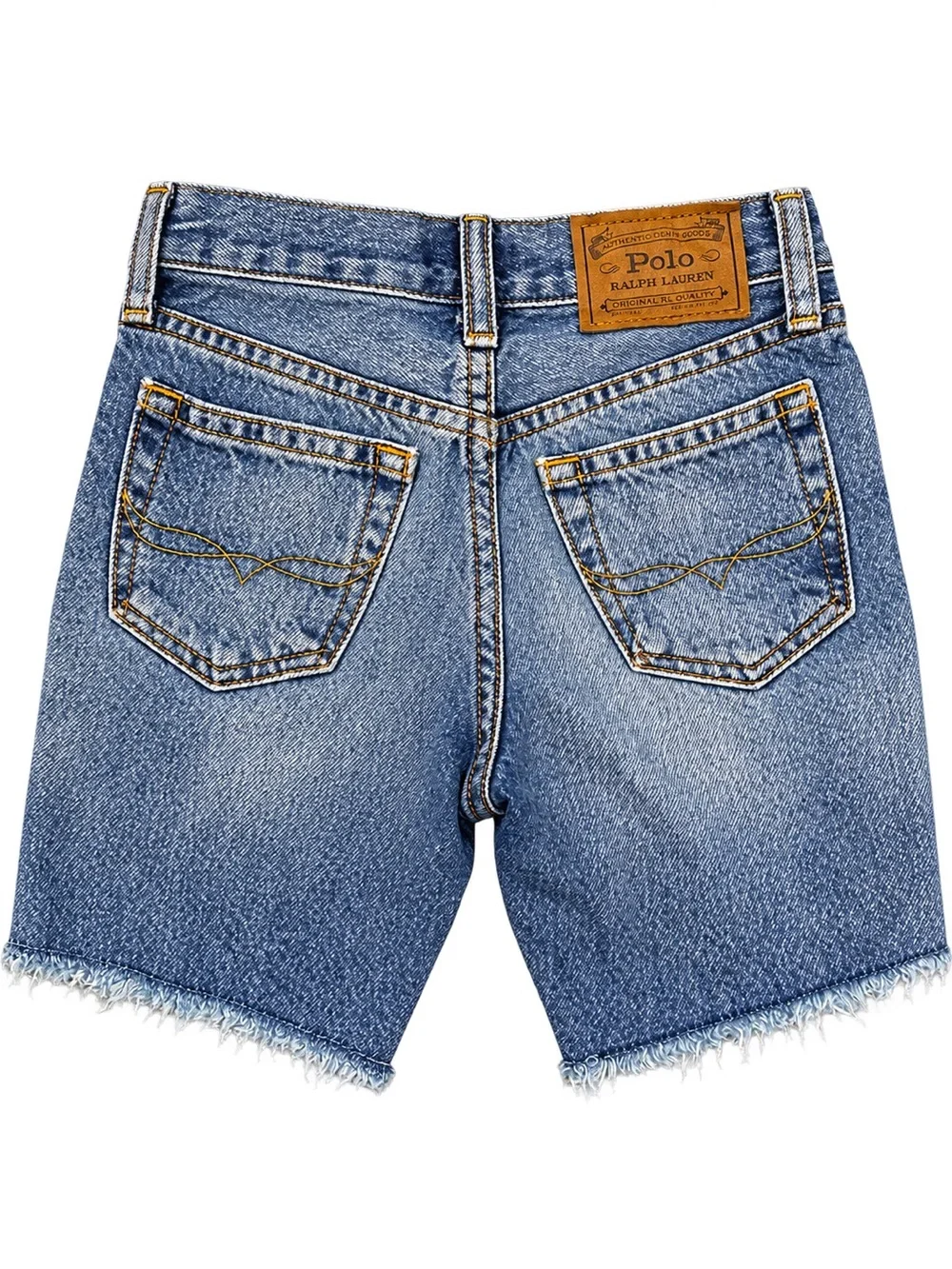 Ralph Lauren Kids Denim Shorts in Blue with Frayed Hem